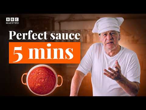 The SECRET to fresh tomato sauce with Marco Pierre White | Meet your Maestro | BBC Maestro
