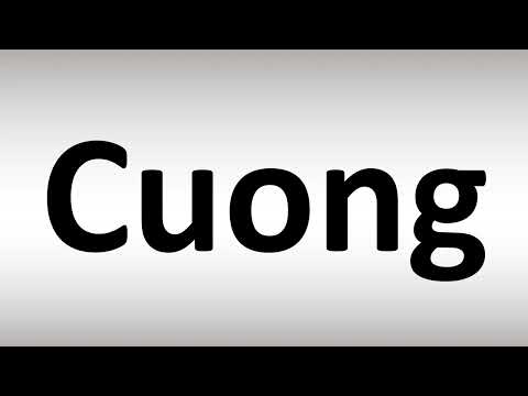 How to Pronounce Cuong