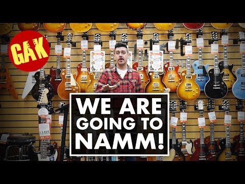 GAK are going to NAMM 2018!