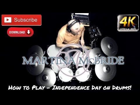 Martina McBride - Inedpendence Day - (Drums Only) (4K) Download included