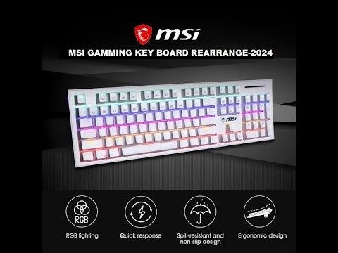 How to  change key caps from gaming keyboard and rearrange | tutorial keyboard setting  2024
