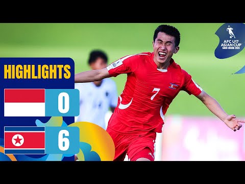 Goal storm ends Indonesia's run! | Indonesia vs. DPR Korea | Highlights AFC U17 Asian Cup™ 2025