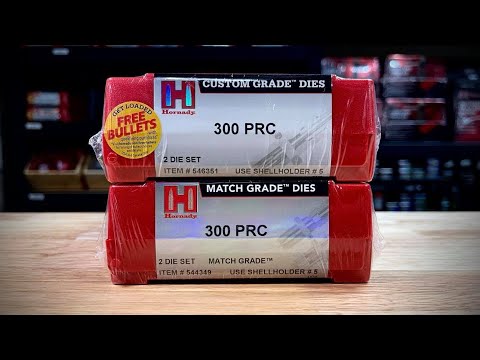 Hornady Custom Grade vs Match Grade dies