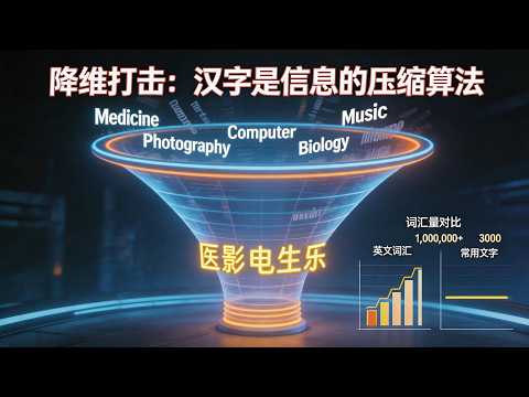 汉字vs英文：这不是语言之争，是维度打击！为什么表意文字才是人类文明的顶峰？