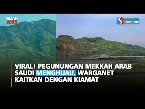 Viral! Pegunungan Mekkah Arab Saudi Menghijau, Warganet Kaitkan dengan Kiamat