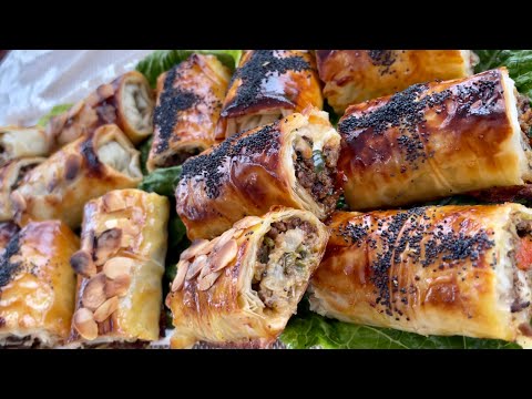 Feuilletés de Pâte Filo (Phyllo) au four Croustillants😋👌