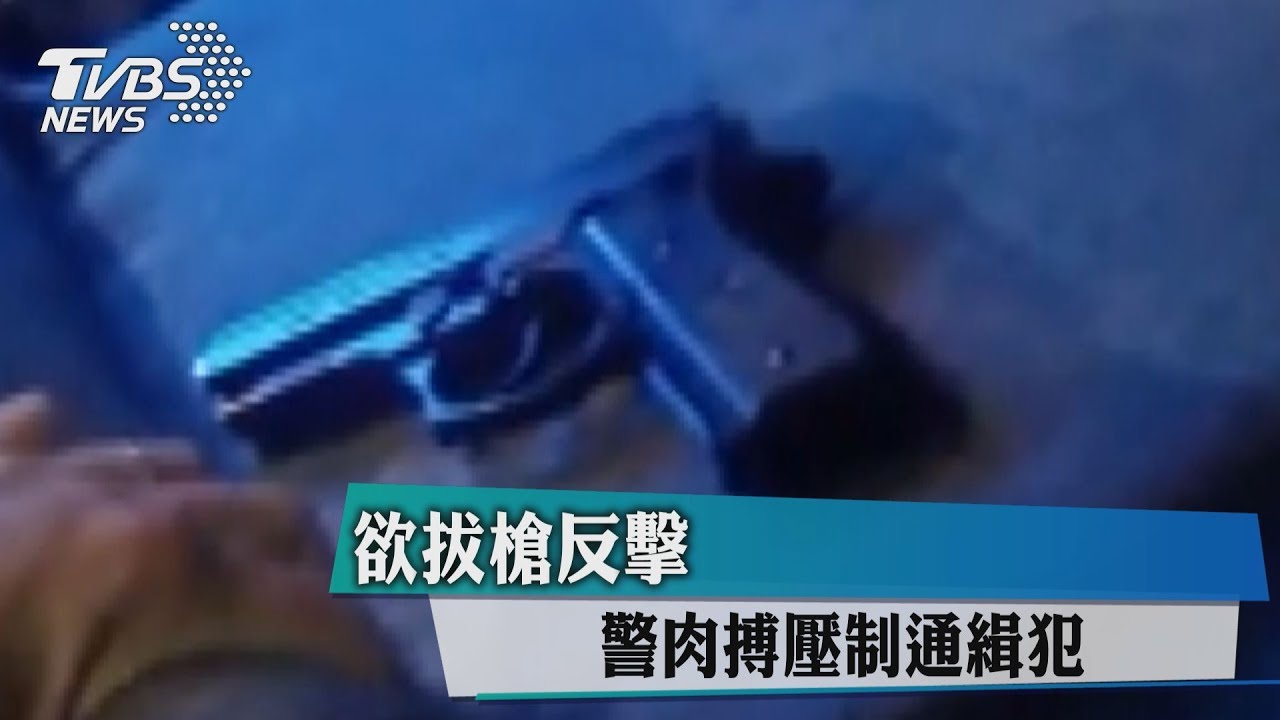 欲拔槍反擊　警肉搏壓制通緝犯