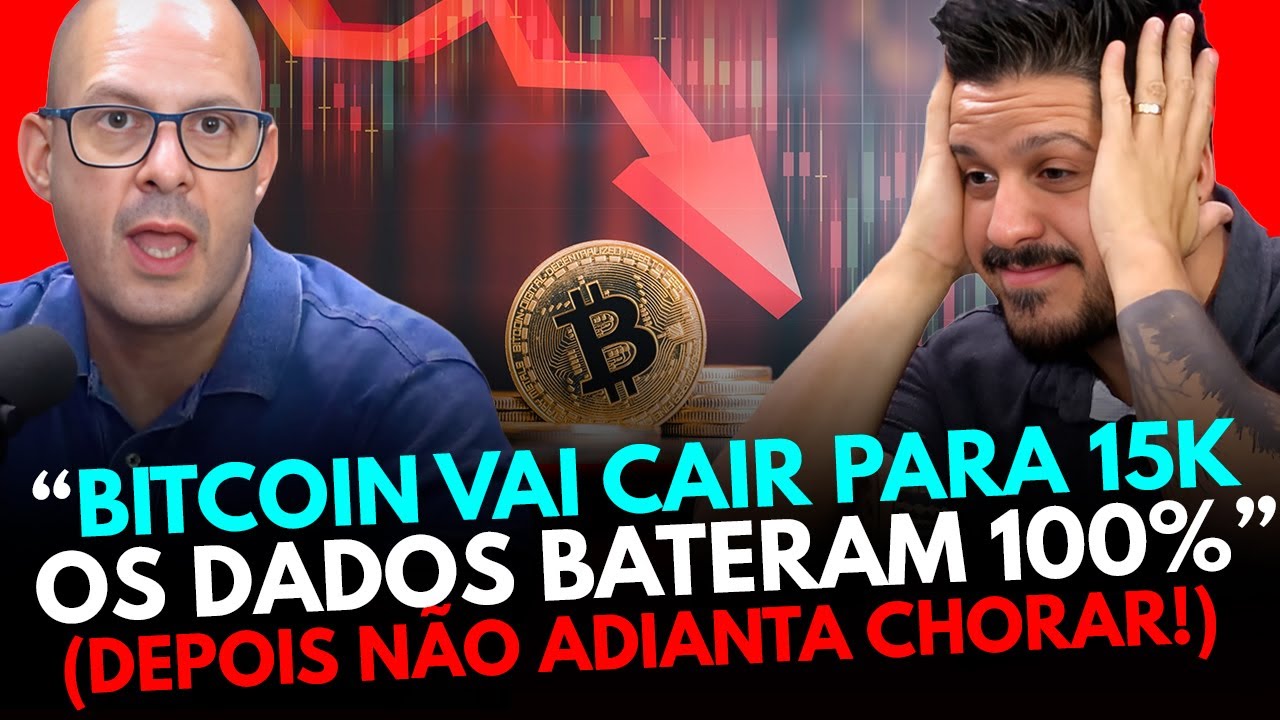 BITCOIN VAI DERRETER Á 15K? QUEDA IMINENTE! -  ROXO E FAKA