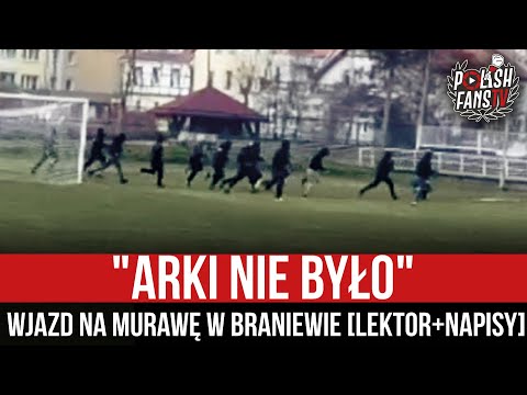 "ARKI NIE BYŁO" - wjazd na murawę w Braniewie [LEKTOR+NAPISY] (03.04.2021 r.)