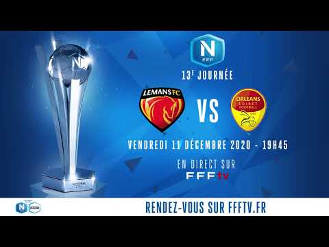 J13 : Le Mans FC - US Orléans en direct sur FFFtv (19h45) I National FFF 2020-2021