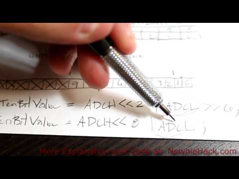 32. Arduino for Production!  AVR Atmega - Getting the Full 10-bits from the ADC