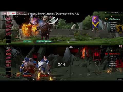 Dota Pro Circuit 496 gaming vs Army Geniuses