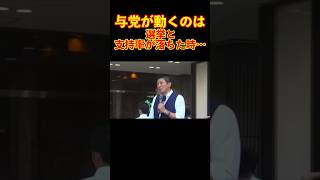 【参政党】与党が動くのは選挙の時と支持率が落ちた時… #参政党 #神谷宗幣 #街頭演説