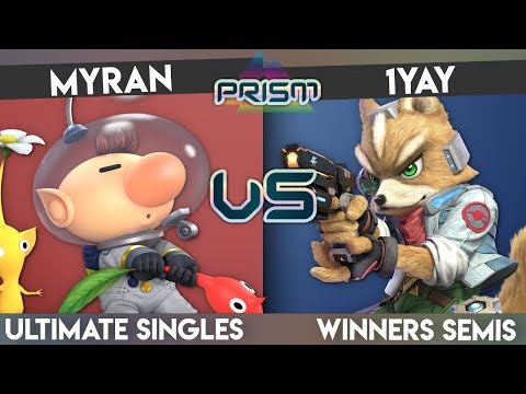 PRISM 167 - Myran (Olimar) vs. 1Yay (Fox) - Winners Semis - Smash Ultimate Singles.
