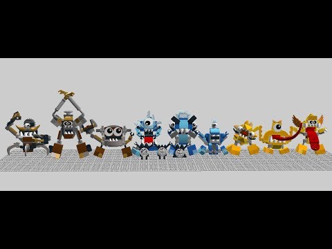 All Of The Lego Mixels Series 5 Instructions From Lego Digital Designer