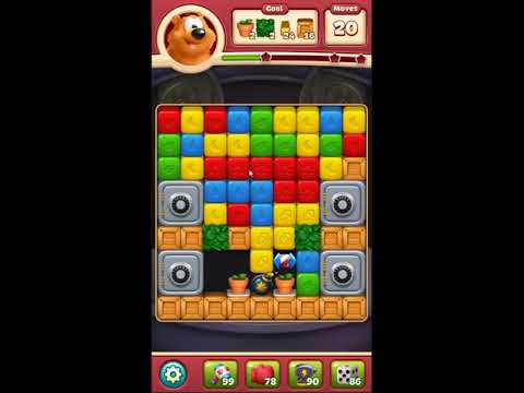 Toon Blast Level 3487 - NO BOOSTERS 🐻🐺🐱 | SKILLGAMING ✔️