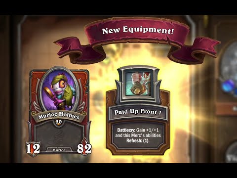 hearthstone mercenaries Barnes heroic (for murloc holmes equipment)
