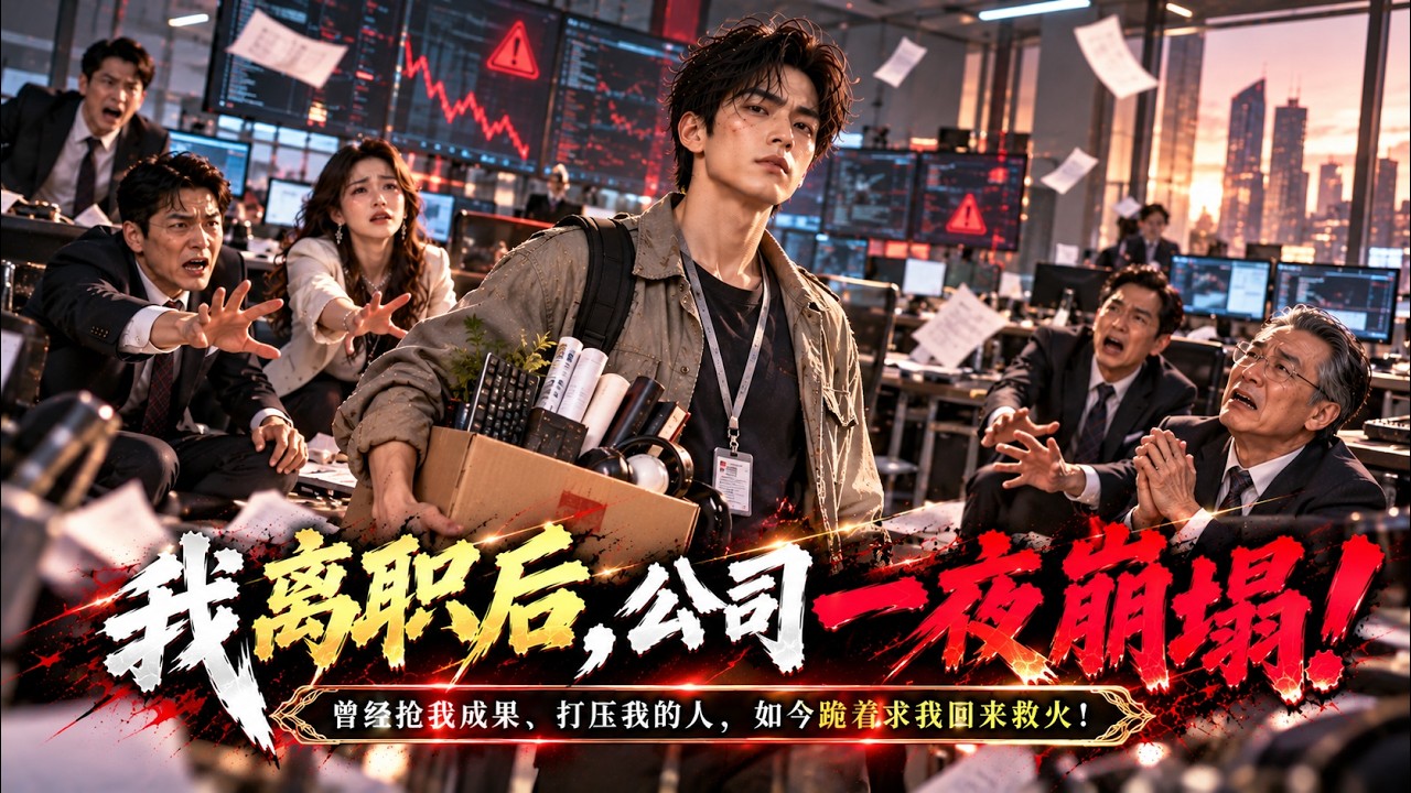 🔥【爽看全集】黑心公司覬覦我一手搭建的核心系統💦，功成之後就想踢走我！離職當晚公司多個項目同時炸鍋徹底崩潰，創業封神讓他們一無所有！#drama  #男頻短劇 #熱門短劇 #最新短劇 #revenge