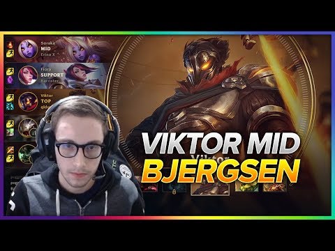 614. Bjergsen Viktor vs  Ahri Mid - Patch 8.8 Season 8 - BJERGSEN STREAM