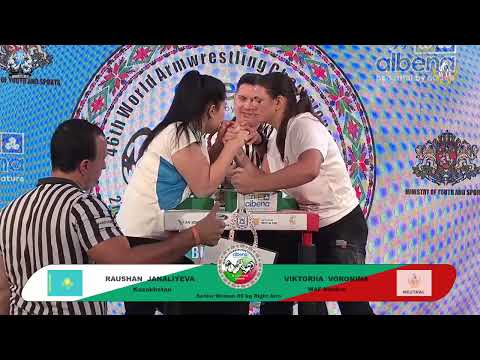 Janaliyeva Raushan vs Voronina Viktoriia | Up to 80 kg | XLVI WORLD ARMWRESTLING CHAMPIONSHIP | 2025
