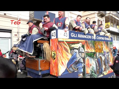 Tra i carri da getto - 11 febbraio - Carnevale Ivrea 2024