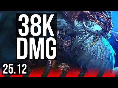 ORNN vs VLADIMIR (TOP) | 38k DMG, 500+ games, Rank 15 Ornn | EUW Challenger | 25.12