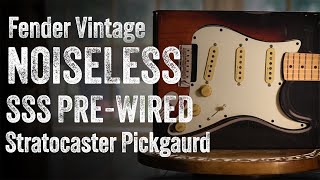 Install, Review and Testing. Fender Vintage Noiseless Pickups