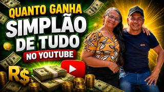 QUANTO GANHA O CANAL SIMPLAO DE TUDO ? | GANHOS EM REAIS 2026
