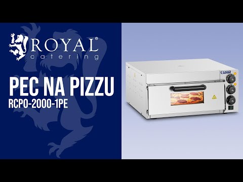 video - Pec na pizzu - 1 komora - 2000 wattů