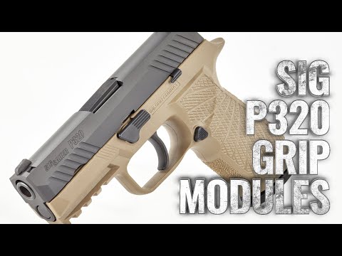 How to change the grip module on a Sig P320