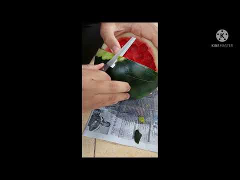Membuat Fruit Basket dari Semangka