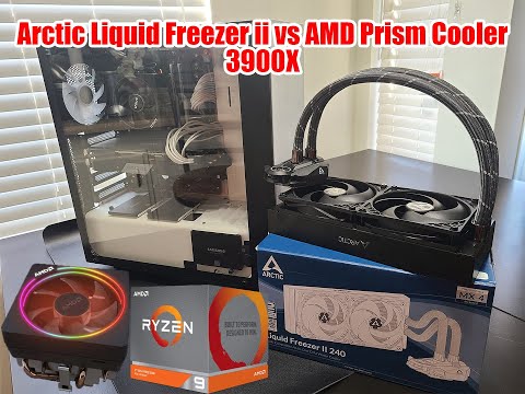 ARCTIC Liquid Freezer II 240 VS. AMD Prism Cooler Paired with 3900x  Temperature Test