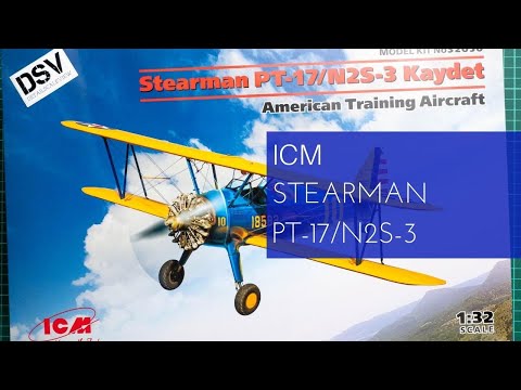 ICM 1/32 Stearman PT-17/N2S-3 Kaydet (32050) Review