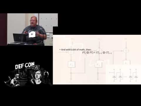 DEF CON 23 - Crypto and Privacy Village - Carlson and Doherty - Breaking CBC