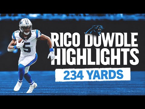 Rico Dowdle's Best Plays from 234-yard game vs Dolphins | Carolina Panthers