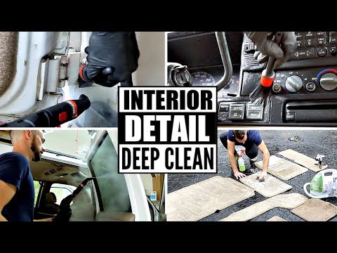 Complete Disaster Full Interior Car Detailing || Deep Cleaning Car Interior Video