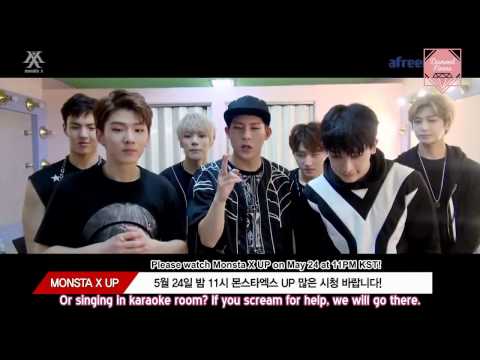 [ENG] 150519 Monsta X Greeting for Afreeca TV - Last Wish Is...