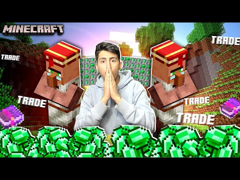 Trading 999+ Emerald In Minecraft💵😍[Survival Series]Ep-3