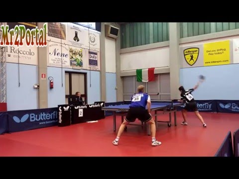 Table Tennis Italian Championships 2016  - Carlo Rossi Vs Federico Pavan -
