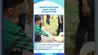 Manfaatkan Waktu Liburan, Presiden Jokowi Ajak Cucu Berkeliling Solo Safari