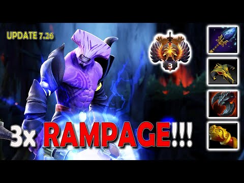 Faceless Void Solo Mid Best Build, 3x Rampage in 1 Crazy Game!! Dota 2 Pro Item Build - KWN Premiere