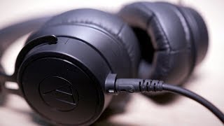 Video thumbnail for Audio Technica ATH M60x - Musikmesse 2018 by Sound On Sound magazine