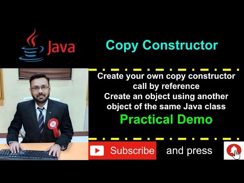 Java - Copy Constructor - Practical Demo (Create an object using another object of the same class)