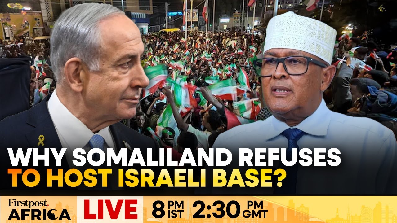 LIVE: Somaliland Says Won’t Host Israeli Base, Displaced Palestinians | Firstpost Africa | N18G