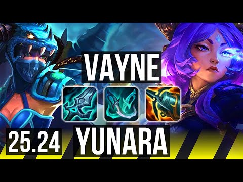 VAYNE & Neeko vs YUNARA & Nautilus (ADC) | KR Master | 25.24