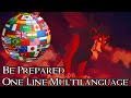 Be Prepared One Line Multilanguage 55 Versions