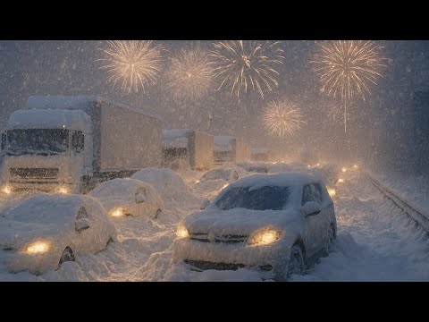 Snöapokalyps: Polen förlamat på nyårsafton