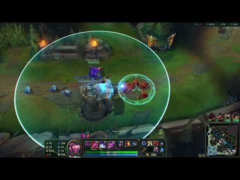 Cho'gath Ziggs vs Ashe Lulu Bot D1 (W) 13.21 15/6/6 Toxic Ashe