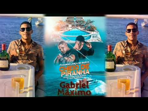 Kevin o Chris, Mc Poze do Rodo e Dj Alex da Baixada puxando Lança no barco cheio de piranha