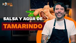 Tacos con salsa de tamarindo 